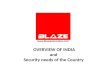 Security needs of india by blaze automation