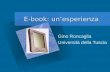 E-book: unesperienza Gino Roncaglia Università della Tuscia.
