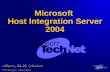 Microsoft Host Integration Server 2004 Milano, 21-25 Ottobre PierGiorgio Malusardi.