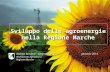 Sviluppo delle agroenergie nella Regione Marche Andrea Bordoni – Eleonora Maldini Assessorato Agricoltura Regione Marche gennaio 2013.