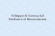 Sviluppo di Savona dal Medioevo al Rinascimento. Rapporto fra tessuto urbano medievale, orografia, percorsi e poli urbani (Porte, fortificazioni ecc.)
