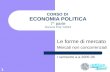 1 CORSO DI ECONOMIA POLITICA 7° parte Docente Prof. GIOIA Le forme di mercato Mercati non concorrenziali I semestre a.a.2005-06.