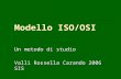 Modello ISO/OSI Un metodo di studio Vallì Rossella Carando 2006 SIS.