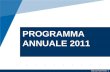 Dott.ssa Paola Perlini - 1 PROGRAMMA ANNUALE 2011.