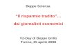 Beppe Scienza Il risparmio tradito… dai giornalisti economici V2-Day di Beppe Grillo Torino, 25 aprile 2008.