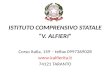 ISTITUTO COMPRENSIVO STATALE V. ALFIERI Corso Italia, 159 – telfax 0997369028  74121 TARANTO.