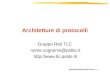 ARCHITETTURE DI PROTOCOLLI - 1 Architetture di protocolli Gruppo Reti TLC nome.cognome@polito.it