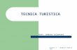 modulo 1 - TECNICA TURISTICA TECNICA TURISTICA Dott. Andrea Colantoni.