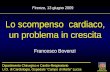 Lo scompenso cardiaco, un problema in crescita Francesco Bovenzi Dipartimento Chirurgico e Cardio-Respiratorio U.O. di Cardiologia, Ospedale Campo di Marte.