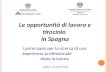 Le opportunità di lavoro e tirocinio in Spagna I primi passi per la ricerca di una esperienza professionale dopo la laurea Università degli studi di Cagliari.