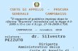 11 CORTE DI APPELLO – PROCURA GENERALE CAMPOBASSO Il rapporto di pubblico impiego dopo la riforma Brunetta introdotta con la legge 4-3-2009 n.15 e con.