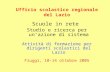 Ufficio scolastico regionale del Lazio Scuole in rete Studio e ricerca per unazione di sistema Attività di formazione per dirigenti scolastici del Lazio.