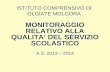 ISTITUTO COMPRENSIVO DI OLGIATE MOLGORA MONITORAGGIO RELATIVO ALLA QUALITA’ DEL SERVIZIO SCOLASTICO A.S. 2013 – 2014.
