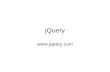 JQuery . jQuery versione di sviluppo (jquery-x.y.js) versione "sintetica" (jquery-x.y.min.js)