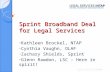 Sprint Broadband for Legal Services (2010)