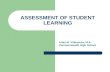 Assessment of-student-learning