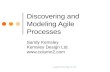Discovering and Modeling Agile Processes
