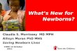 What's New for Newborns_Claudia Morrissey & Allyison Moran_10.14.11