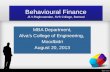 Behavioural finance b.v.raghunandan