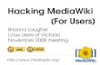 Hacking MediaWiki (For Users)