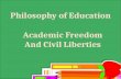 Academic Freedom and Civil liberty in Education