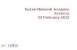 Intro to Social Network  AnalysisSession