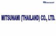 Mitsunami thailand company profile 260314