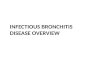 Avian Infectious Bronchitis IB Disease