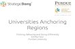 Universities Anchoring Regions
