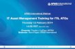 IT Asset Management Training for ITSM ATOs