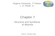 07 - Structure and Synthesis of Alkenes - Wade 7th