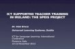 ICT Supported Teacher Training in Ireland: the SPÉIS project