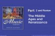 Middle ages and renaissance   review