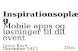 Inspirationsoplæg: Mobile apps og løsninger til dit 2013 arrangement