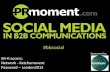 Social Media in B2B Communications - Dec 2013