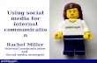Using social media for internal communication