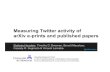 Stefanie Haustein, Timothy D. Bowman, Benoît Macaluso, Cassidy R. Sugimoto & Vincent Larivière: Measuring Twitter activity of arXiv e-prints and published papers