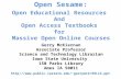 Open Educational Resources & MOOC