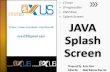 Create Splash Screen with Java Step by Step