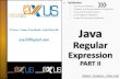 Java Regular Expression PART II
