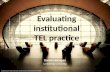 UCISA 2014 - Evaluating institutional TEL practice