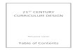 21st Century Curriculum Design