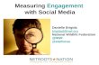 Measuring Engagement with Social Media