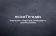 Voice thread presentation
