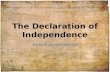 The Declaration Of Independance