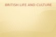 British life and culture