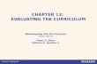 Developing the curriculum chapter 13