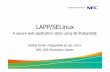 LAPP/SELinux - A secure web application stack using SE-PostgreSQL