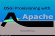 OSGi Provisioning With Apache ACE
