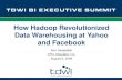 How Hadoop Revolutionized Data Warehousing at Yahoo and Facebook